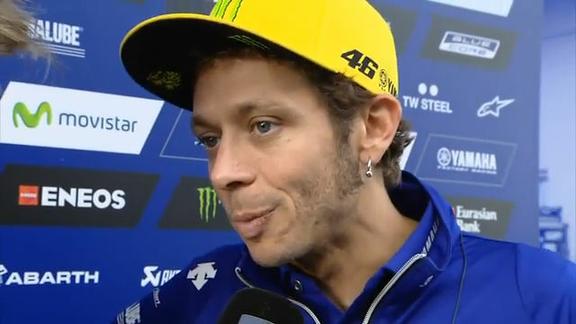 Rossi: "Dopo il cambio gomme andavo molto piano"