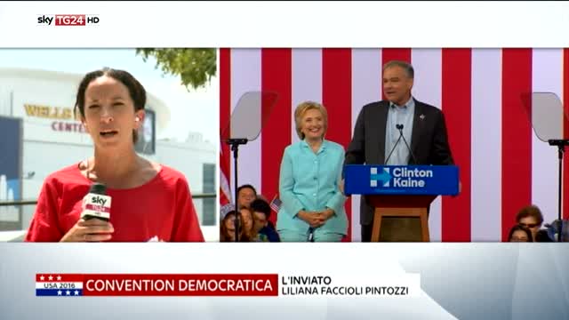 Usa 2016, a Miami il debutto del ticket Clinton-Kaine