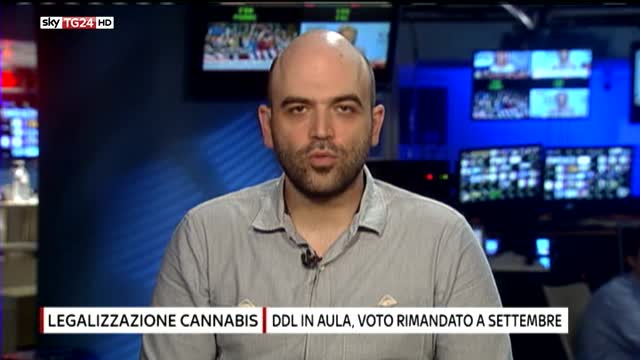 Legalizzazione Cannabis, l'intervista a Roberto Saviano