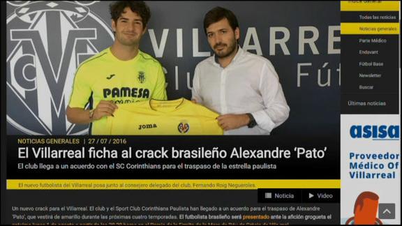 Pato al Villarreal: nuova chance in Europa per il Papero