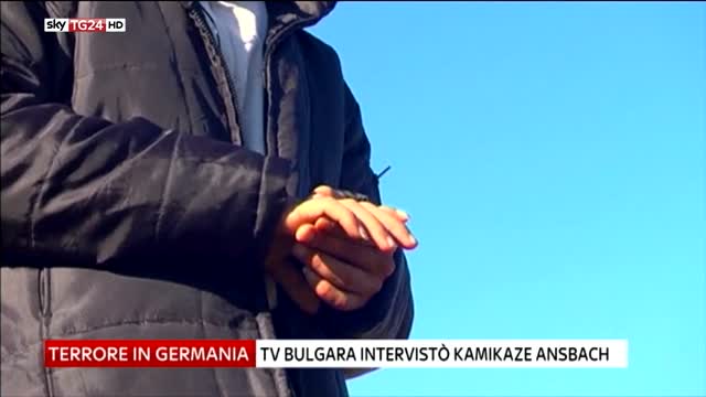 Attentato Ansbach, tv bulgara intervistò il kamikaze