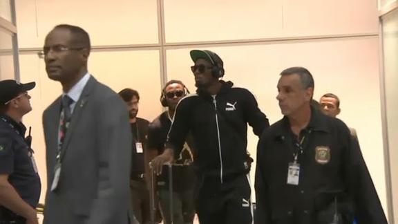 Bolt è già a Rio: "Cosa sogno? In aereo Non ho dormito"