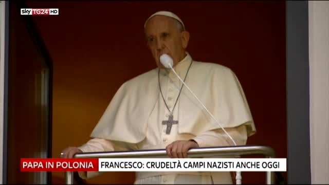 Papa Francesco: "Come è possibile crudeltà di Auschwitz?"