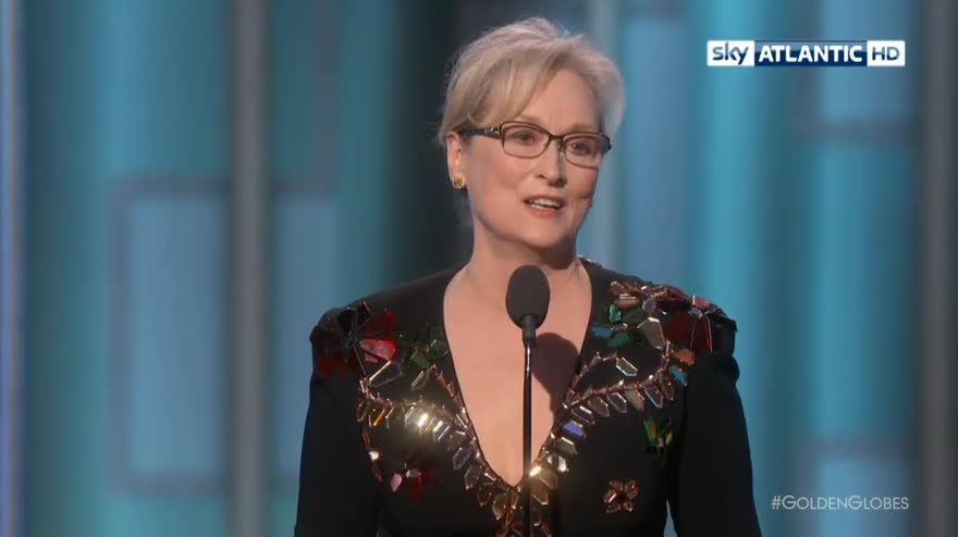 Golden Globe Awards 2017: il discorso di Meryl Streep