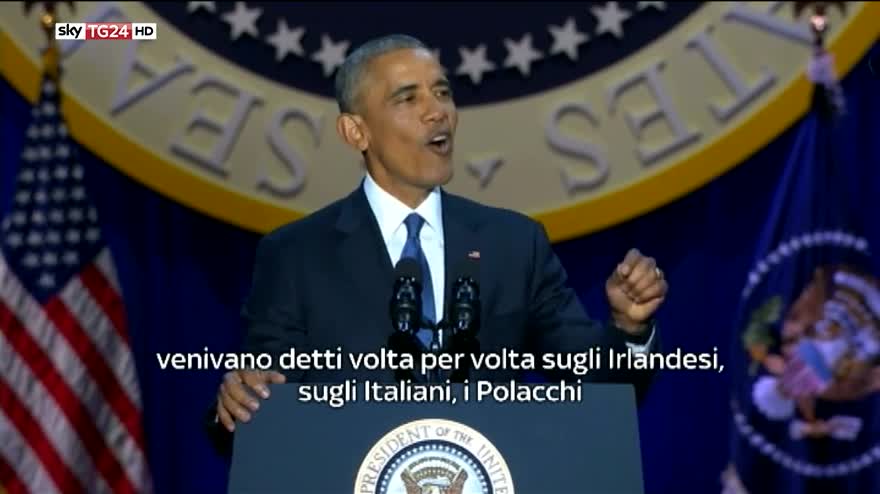 L'ultimo discorso di Obama, ottimista sul futuro