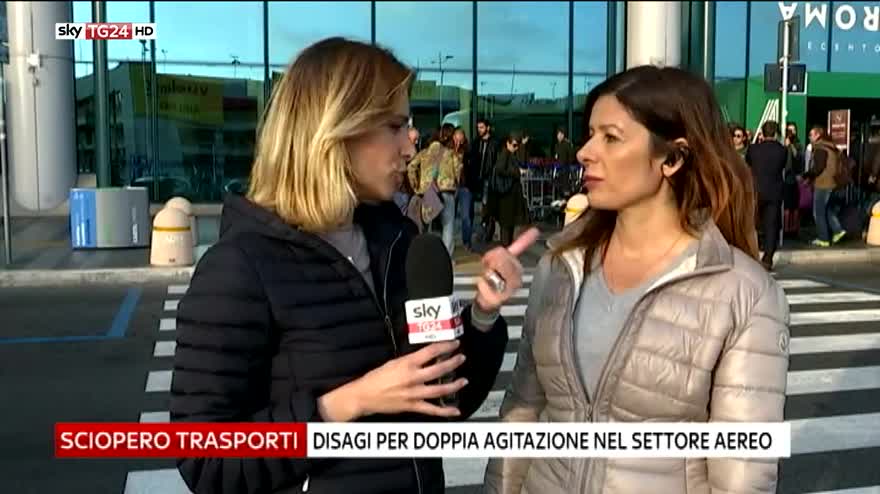 Trasporto aereo, disagi per doppia agitazione