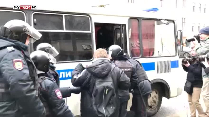 Proteste in Russia, 29 arresti per marce anticorruzione