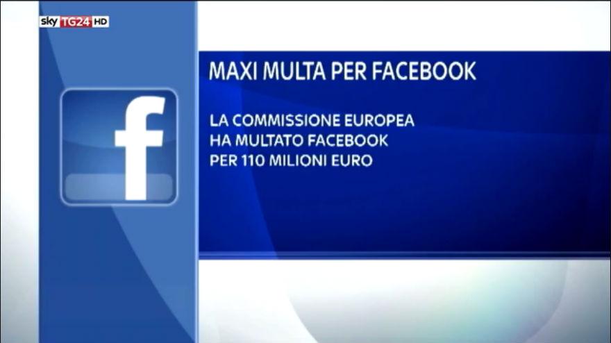 Ue, maximulta da 110 ml di euro a Facebook per Whatsapp