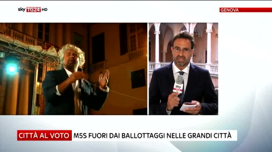 Comunali Genova, 5S fuori d ballottaggi nelle grandi città