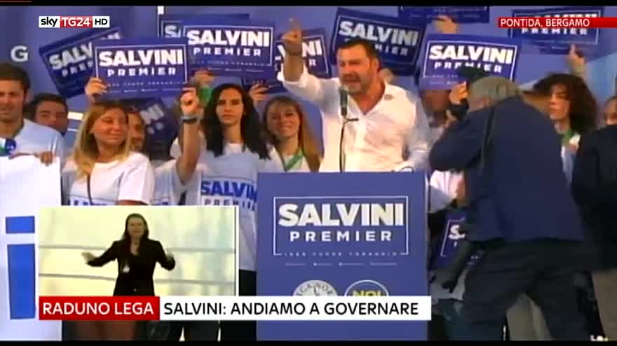 Duello tra Salvini e Berlusconi per la leadership