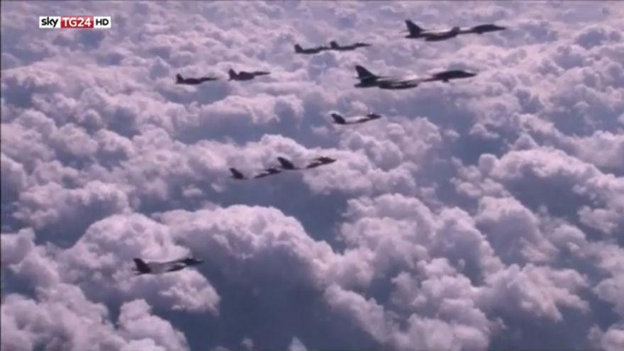 Esercitazioni aeree Usa e Sud Corea