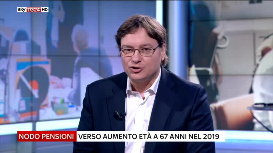 Pensioni, verso aumento età a 67 anni