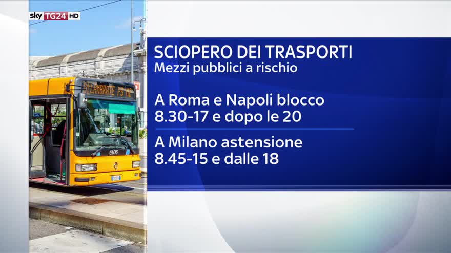 Venerdì 10 novembre, sciopero dei mezzi