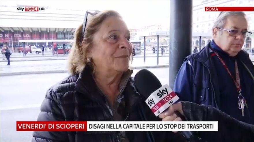 Disagi nella Capitale per lo sciopero dei trasporti