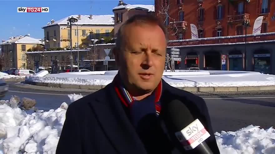 Maltempo: neve e gelo nel Cuneese