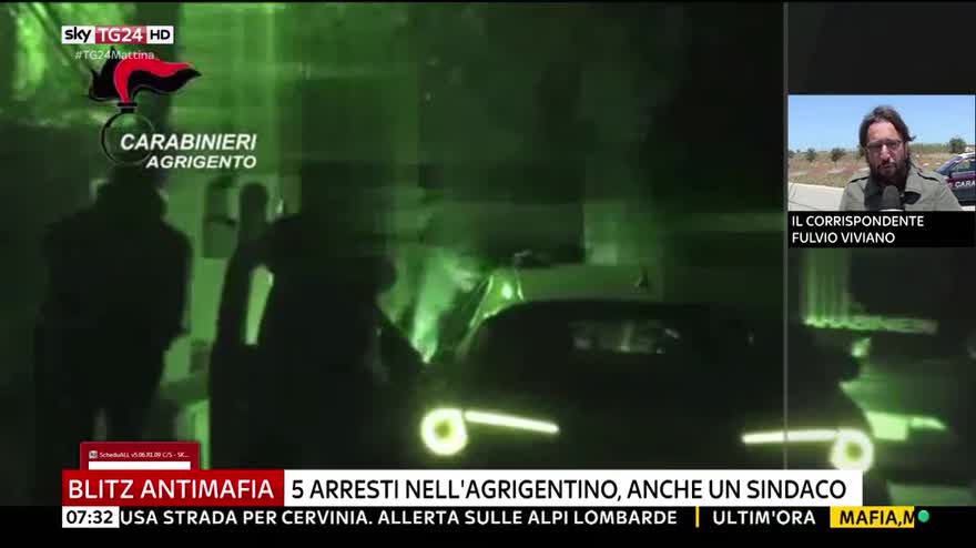 Blitz antimafia nell'Agrigentino: 56 arresti