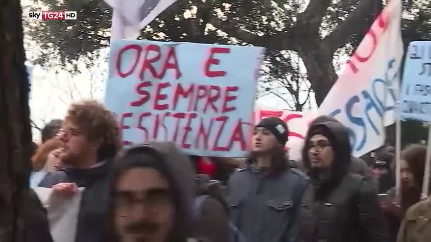 Macerata, in 10mila al corteo antifascista