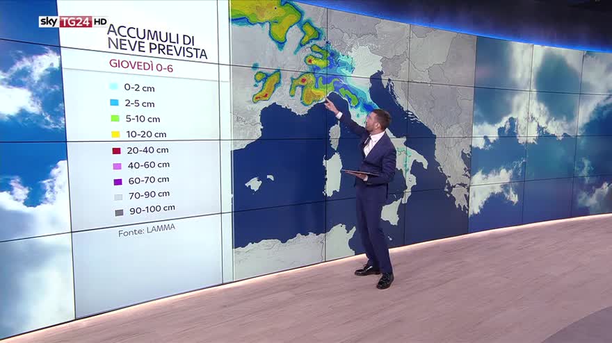 Previsioni meteo, in arrivo picco di Burian