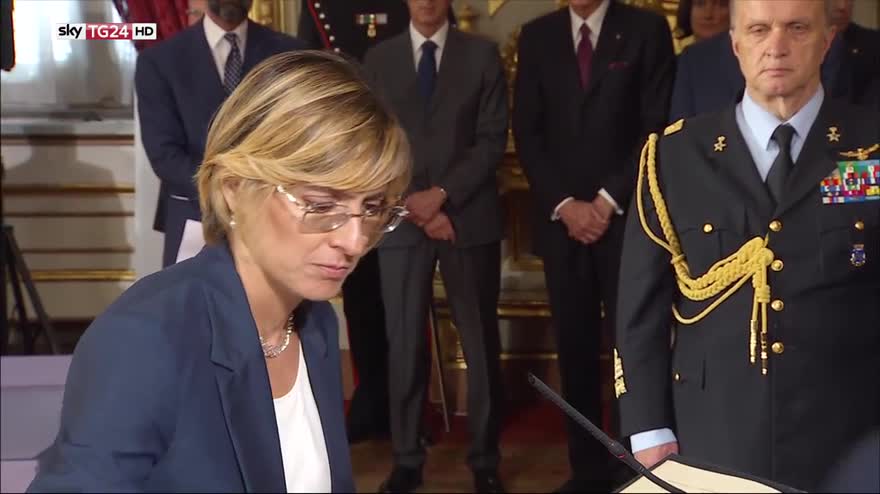Governo Conte, il giuramento di Giulia Bongiorno