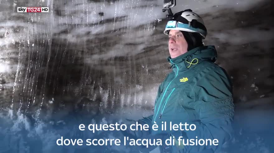 Svalbard, all'interno del ghiacciaio