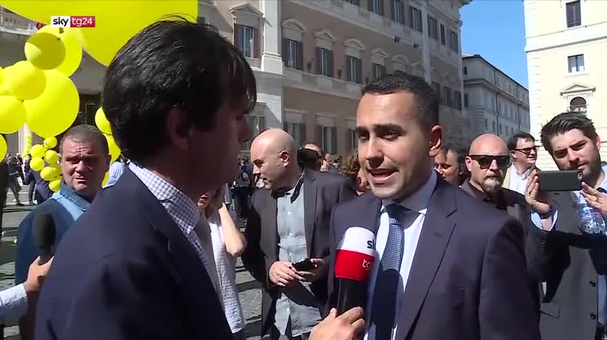 Di Maio a Sky TG24: tagliati vitalizi, ora pensioni d'oro