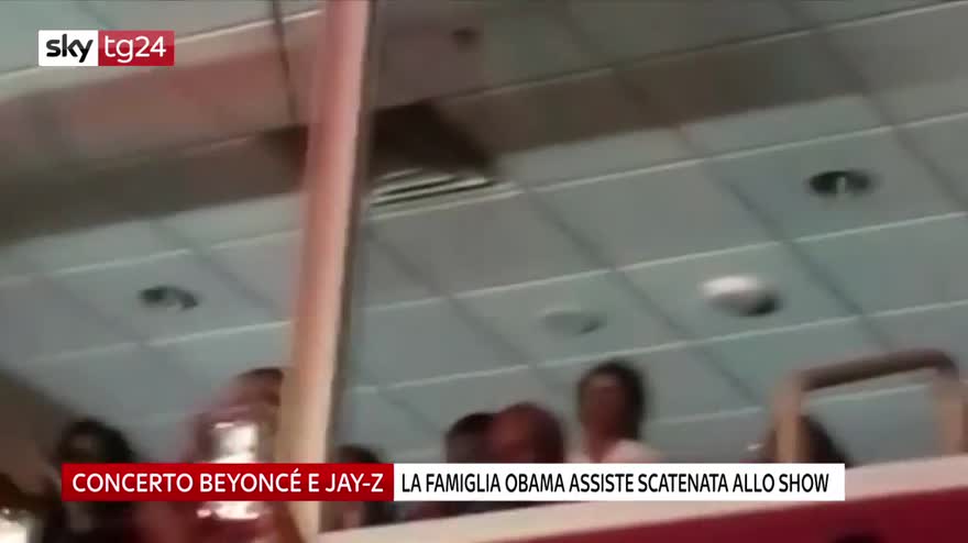 Concerto Beyoncé e Jay-Z: Obama e Michelle ballano scatenati