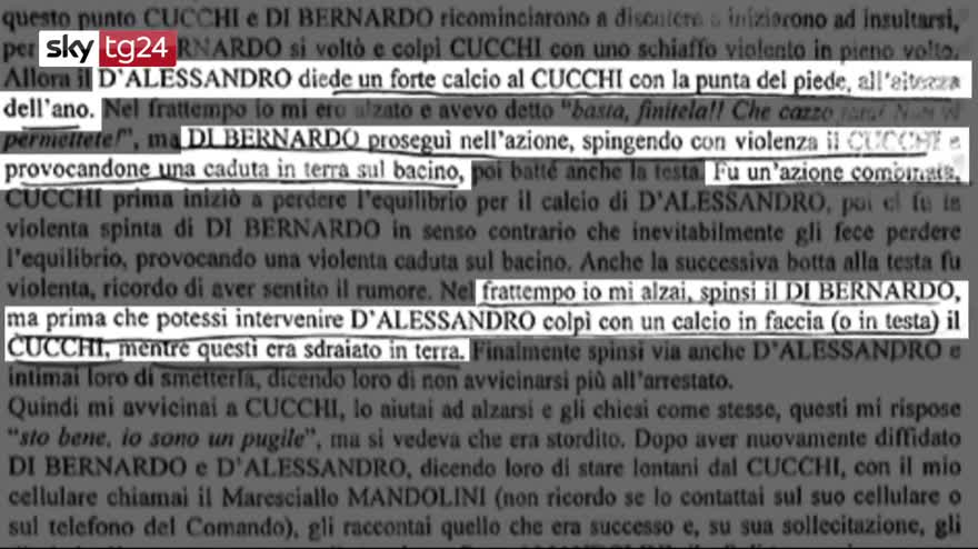 Morte Cucchi, carabiniere accusa due colleghi: le carte