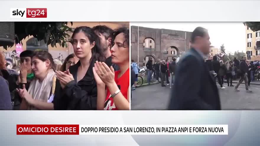 Roma, a San Lorenzo in piazza Anpi e Forza Nuova