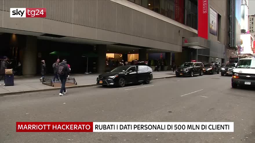 Hotel Marriott: hackerati dal 2014, 500mln clienti