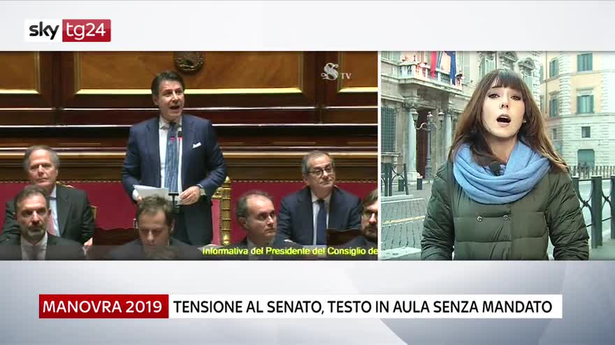 Manovra, tensione al Senato. Testo in Aula senza mandato