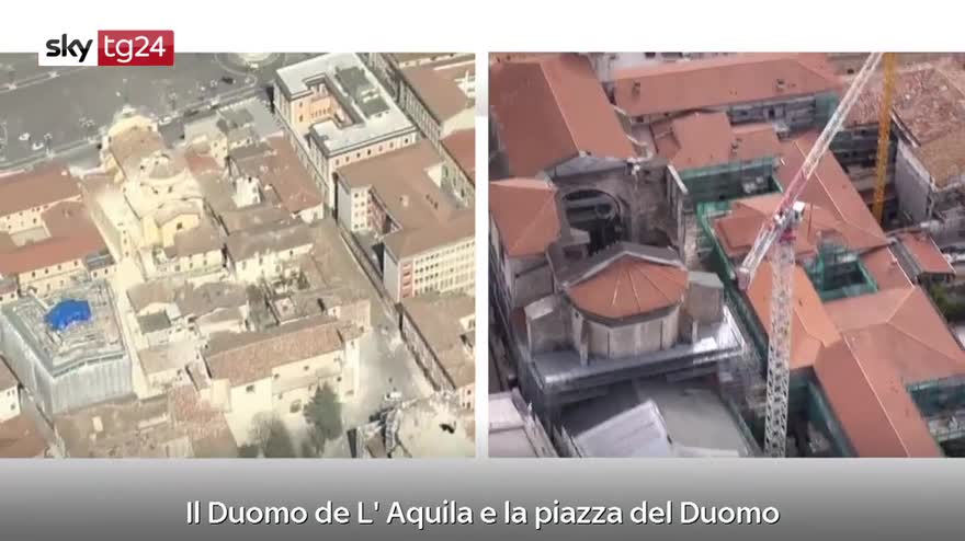 L'Aquila, uno sguardo dall'alto 10 anni dopo