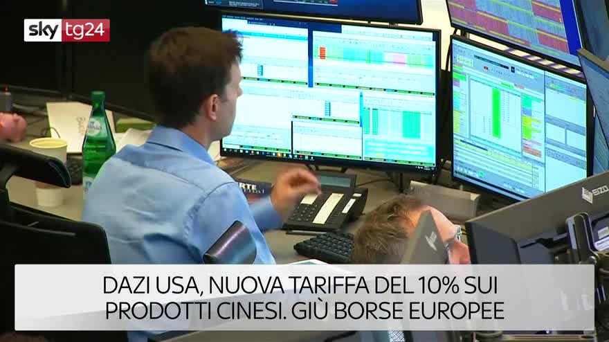 I titoli di Sky Tg24 delle ore 13 del 2/08