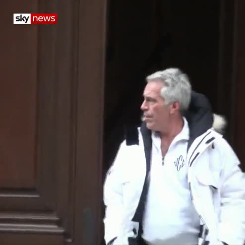 Footage shows duke inside Epstein's mansion Video Sky