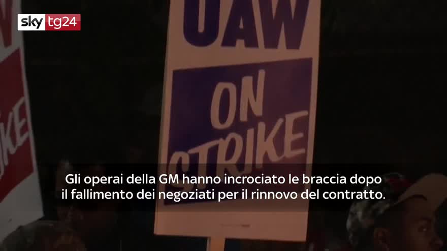 VIDEO General Motors, oltre 49mila operai in sciopero