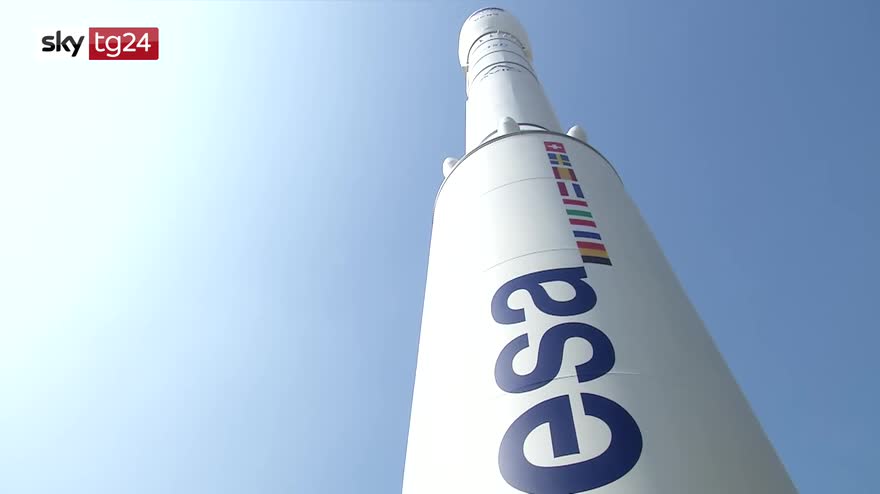 Un lanciatore Vega in mostra al Museo della Scienza