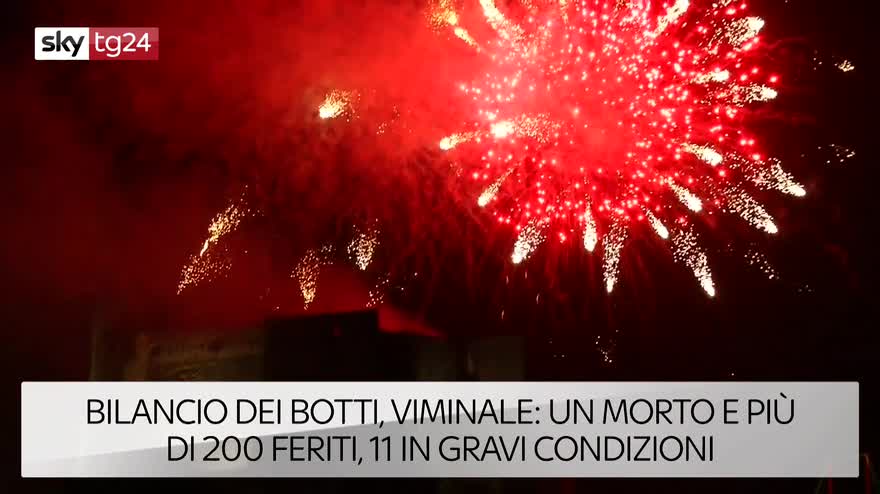 I titoli di Sky Tg24 delle 13 dell'1 gennaio