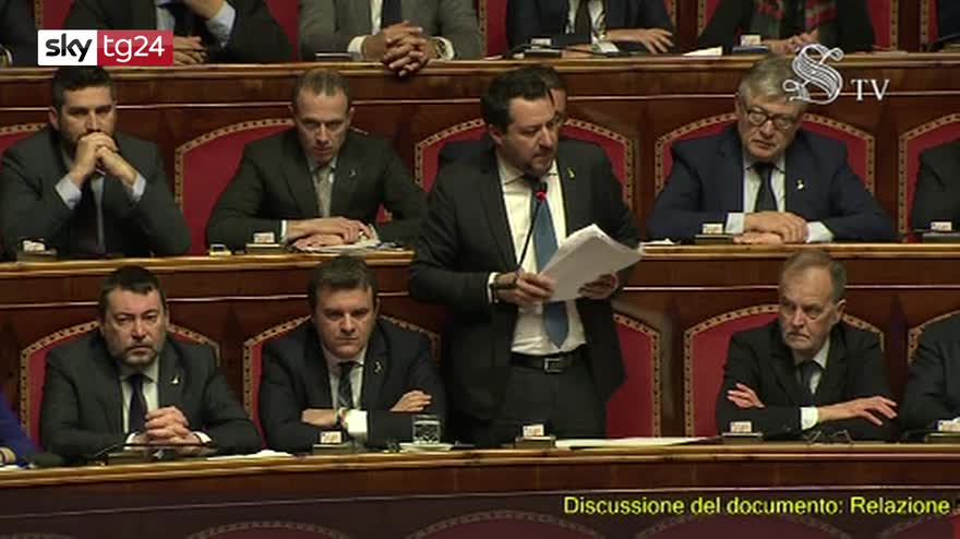 Caso Gregoretti, il discorso integrale di Salvini al Senato