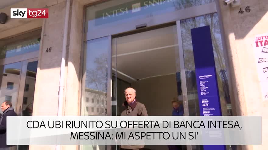 I titoli di Sky Tg24 delle ore 18 del 19.02