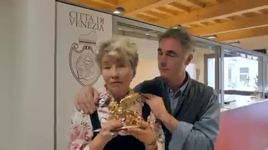 Emma Thompson e Greg Wise diventato cittadini di Venezia
