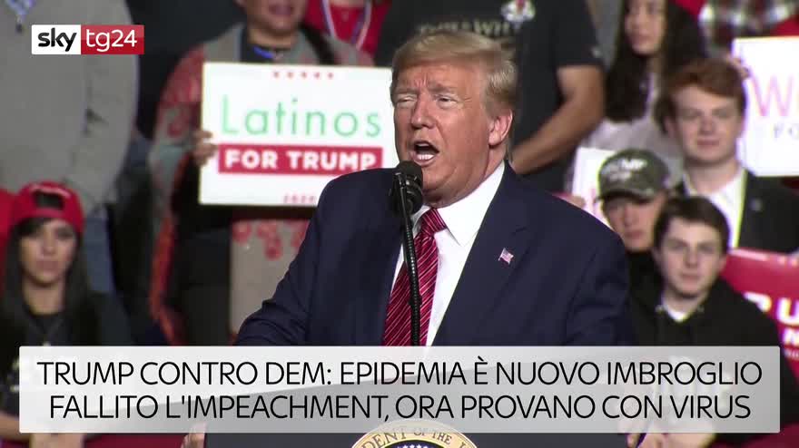 I titoli delle 18 di Sky Tg24 del 29/02