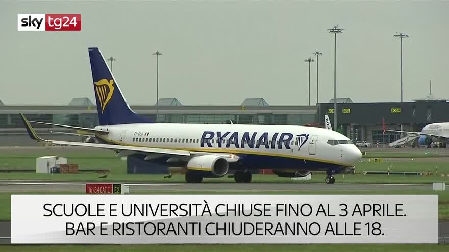 I titoli di Sky tg24 delle ore 8 del 10 marzo
