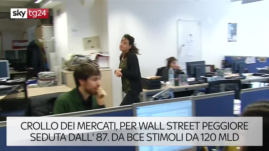 I titoli di Sky Tg24 delle ore 18 del 12/3