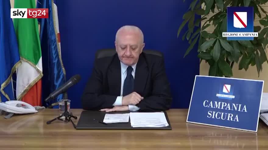 De Luca lancia campagna