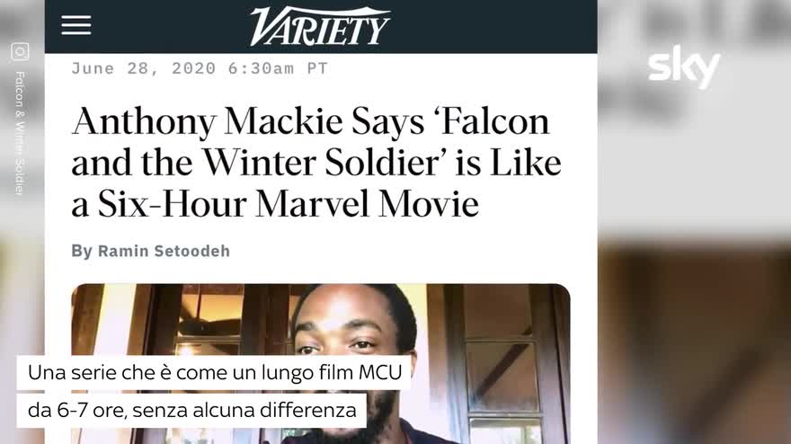 VIDEO Anthony Mackie parla della nuova serie Marvel