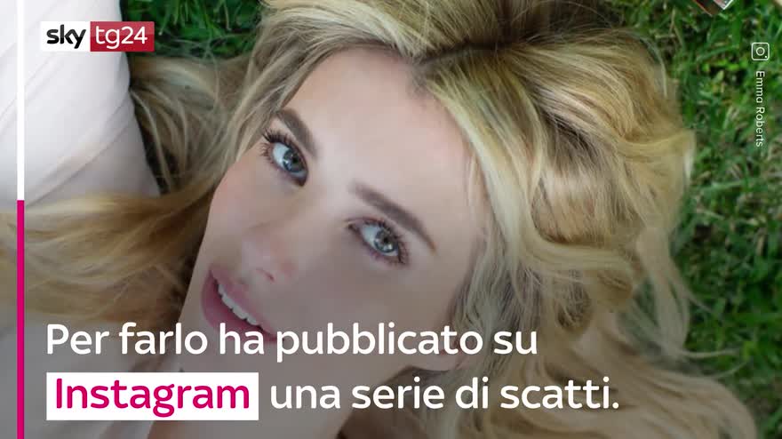 Emma Roberts incinta posa per la cover di Cosmopolitan: è la prima volta  per la rivista