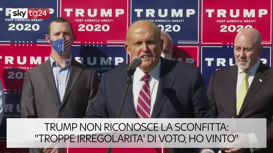 I titoli delle ore 8 di Sky TG24 dell'8/11