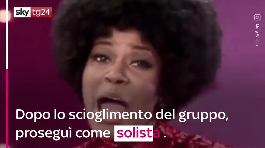 VIDEO Chi era Mary Wilson, co-fondatrice delle Supremes
