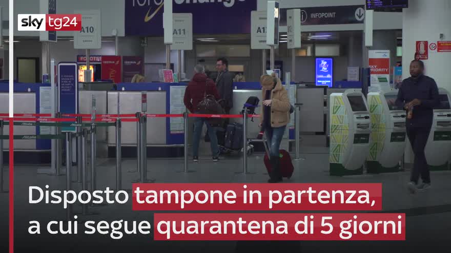 Covid, quarantena e tampone pure per chi rientra da Paesi Ue
