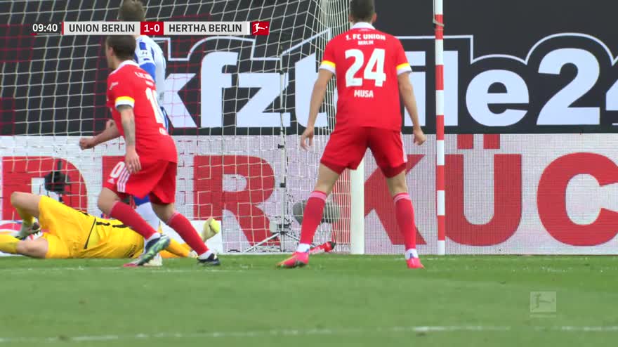 VIDEO. Union Berlin-Hertha Berlino 1-1: gol e highlights