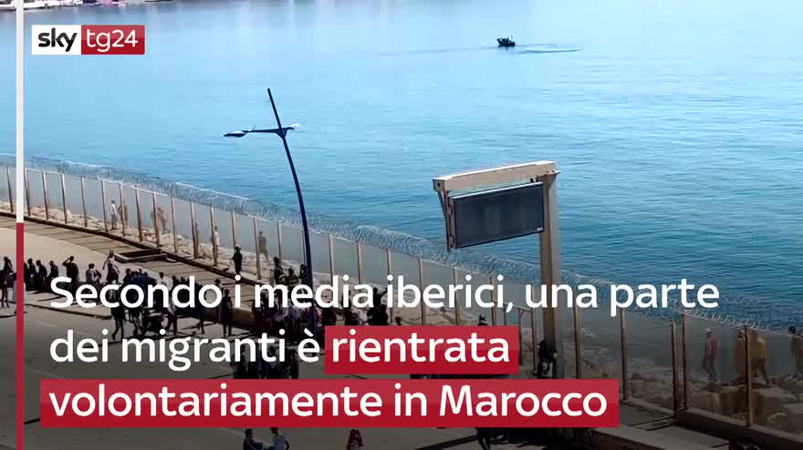 Ceuta: 8mila migranti arrivati, 4.800 rimandati in Marocco